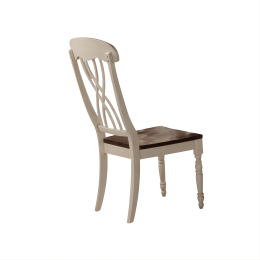 Dylan Side Chair (Set-2) in Buttermilk &amp; Oak 70333