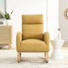 [Video] Welike 27.6&quot;W Modern Accent High Backrest Living Room Lounge Arm Rocking Chair; Two Side Pocket