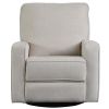 Orisfur. Recliner Chair with Padded Seat - 360Â° Swivel and Rocking Accent Chair - Manual Bedroom & Living Room Reclining Sofa