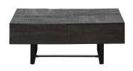Ashley Kevmart Grayish Brown/Black Contemporary Coffee Table T828-20