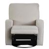Orisfur. Recliner Chair with Padded Seat - 360Â° Swivel and Rocking Accent Chair - Manual Bedroom & Living Room Reclining Sofa