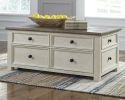 Ashley Bolanburg Two-tone Casual Coffee Table with Lift Top T637-20