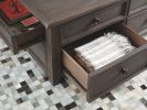 Ashley Wyndahl Rustic Brown Casual Coffee Table with Lift Top T648-20
