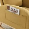 [Video] Welike 27.6&quot;W Modern Accent High Backrest Living Room Lounge Arm Rocking Chair; Two Side Pocket