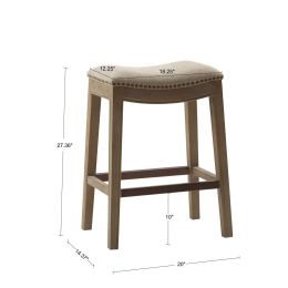 [Only support Drop Shipping Buyer] Belfast Saddle Counter Stool