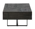 Ashley Kevmart Grayish Brown/Black Contemporary Coffee Table T828-20