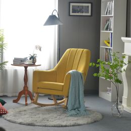 High-back wide rocking chair