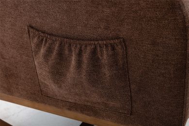 COOLMORE living room Comfortable rocking chair living room chair Coffee