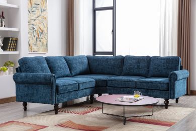 COOLMORE Accent sofa /Living room sofa sectional sofa (Color: pic)