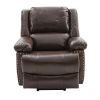 Power Lift Chair with Adjustable Massage Function; Recliner Chair with Heating System for Living Room