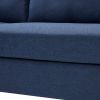 Reversible Sectional Sofa with Handy Side Pocket; Living Room L-Shape 3-Seater Couch with Modern Linen Fabric for Small Space