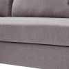 Reversible Sectional Sofa with Handy Side Pocket,Living Room L-Shape 3-Seater Couch with Modern Linen Fabric for Small Space