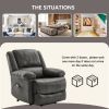 Power Lift Chair with Adjustable Massage Function; Recliner Chair with Heating System for Living Room