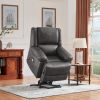 Power Lift Chair with Adjustable Massage Function; Recliner Chair with Heating System for Living Room