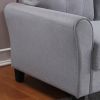Orisfur. Living Room Armchair Linen Upholstered Couch Furniture for Home or Office (1-Seat)