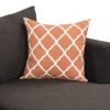 84.65" Modern Upholstered L-Shape Sofa Couch with Chaise and 2 Pillows; 3-Seater Couch with rubber wood legs for Living Room; Apartment; Small Space