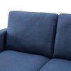Orisfur. Reversible Sectional Sofa with Handy Side Pocket; Living Room L-Shape 3-Seater Couch with Modern Linen Fabric for Small Space
