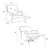Rocking Recliner Nursery Chair