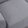 Orisfur. Living Room Armchair Linen Upholstered Couch Furniture for Home or Office (1-Seat)
