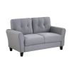 Living Room Sofa Set Linen Upholstered Couch Furniture for Home or Office (1+2+3 Seat)