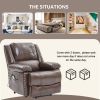 Power Lift Chair with Adjustable Massage Function; Recliner Chair with Heating System for Living Room