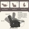 Power Lift Chair with Adjustable Massage Function; Recliner Chair with Heating System for Living Room