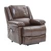 Power Lift Chair with Adjustable Massage Function; Recliner Chair with Heating System for Living Room
