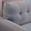 Orisfur. Living Room Armchair Linen Upholstered Couch Furniture for Home or Office (1-Seat)