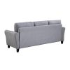 Living Room Sofa Set Linen Upholstered Couch Furniture for Home or Office (1+2+3 Seat)