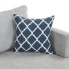 84.65" Modern Upholstered L-Shape Sofa Couch with Chaise and 2 Pillows; 3-Seater Couch with rubber wood legs for Living Room; Apartment; Small Space