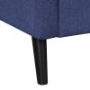 84.65" Modern Upholstered L-Shape Sofa Couch with Chaise and 2 Pillows; 3-Seater Couch with rubber wood legs for Living Room; Apartment; Small Space